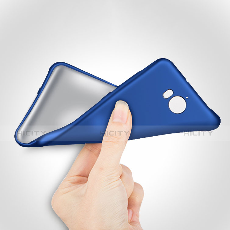 Silikon Hülle Handyhülle Ultra Dünn Schutzhülle 360 Grad für Huawei Honor Play 6 Blau groß