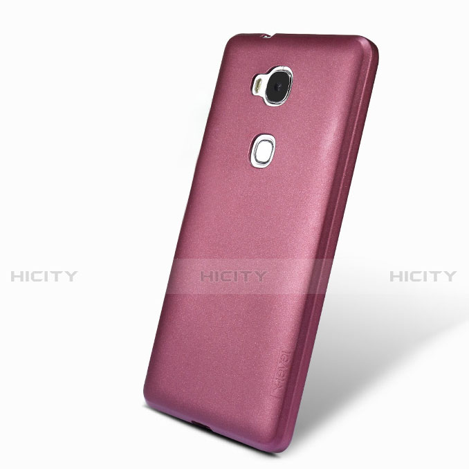 Silikon Hülle Handyhülle Ultra Dünn Schutzhülle 360 Grad für Huawei Honor X5 Violett groß