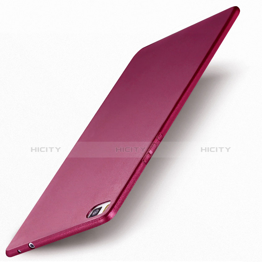Silikon Hülle Handyhülle Ultra Dünn Schutzhülle 360 Grad für Huawei P8 Violett groß