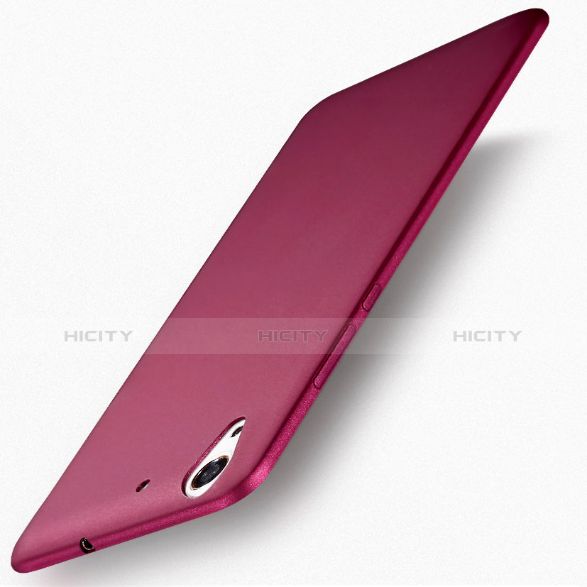 Silikon Hülle Handyhülle Ultra Dünn Schutzhülle 360 Grad für Huawei Y6 II 5 5 Violett groß