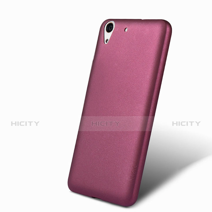Silikon Hülle Handyhülle Ultra Dünn Schutzhülle 360 Grad für Huawei Y6 II 5 5 Violett groß