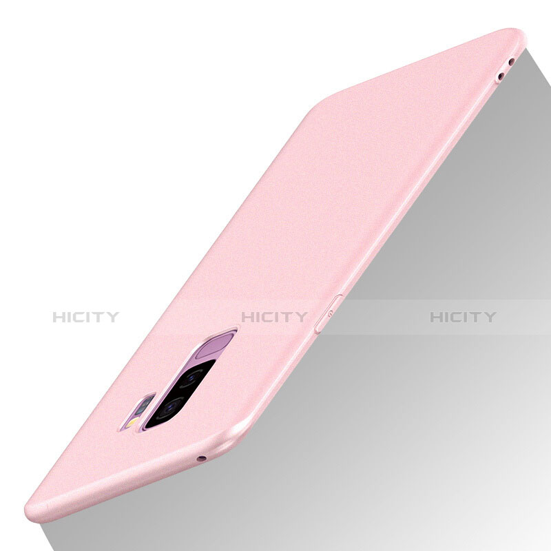 Silikon Hülle Handyhülle Ultra Dünn Schutzhülle 360 Grad für Samsung Galaxy S9 Plus Rosa groß