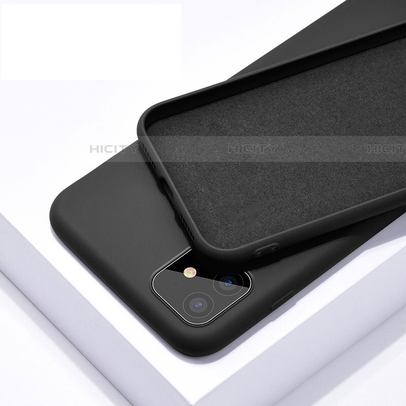 Silikon Hülle Handyhülle Ultra Dünn Schutzhülle 360 Grad Tasche C01 für Apple iPhone 11 Schwarz Plus