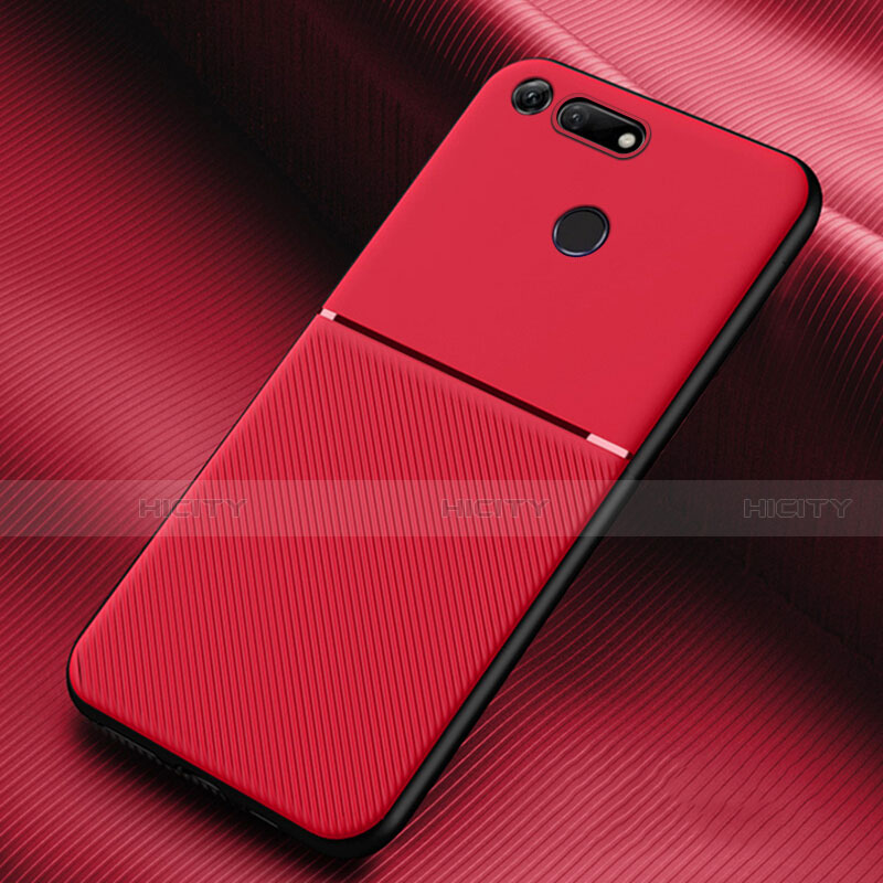 Silikon Hülle Handyhülle Ultra Dünn Schutzhülle 360 Grad Tasche C01 für Huawei Honor View 20 Rot Plus