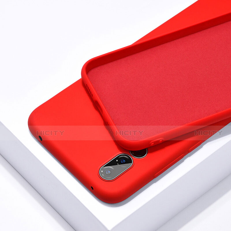 Silikon Hülle Handyhülle Ultra Dünn Schutzhülle 360 Grad Tasche C03 für Huawei P20 Pro Rot Plus