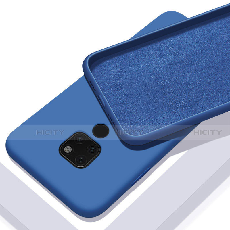 Silikon Hülle Handyhülle Ultra Dünn Schutzhülle 360 Grad Tasche C08 für Huawei Mate 20 Blau Plus