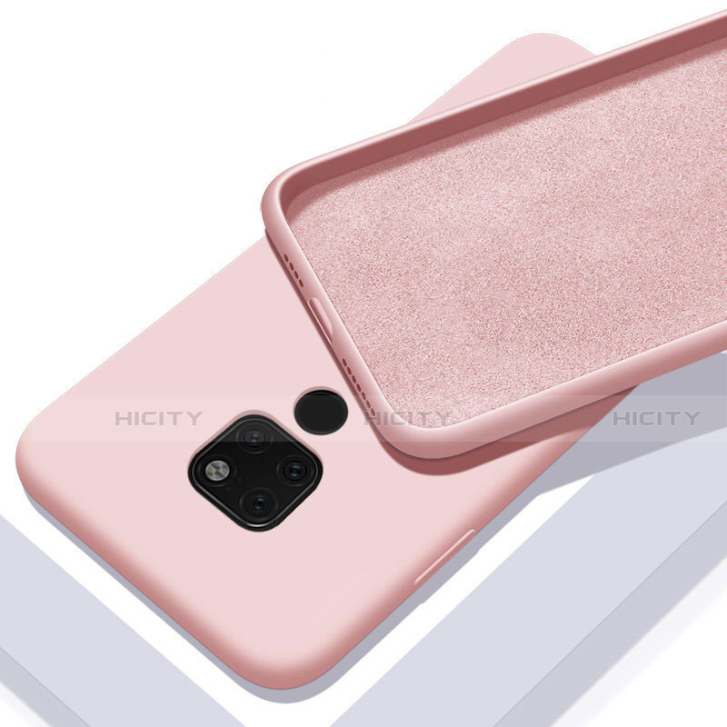Silikon Hülle Handyhülle Ultra Dünn Schutzhülle 360 Grad Tasche C08 für Huawei Mate 20 Rosa Plus