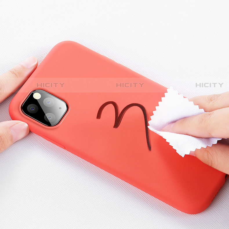 Silikon Hülle Handyhülle Ultra Dünn Schutzhülle 360 Grad Tasche für Apple iPhone 11 Pro groß