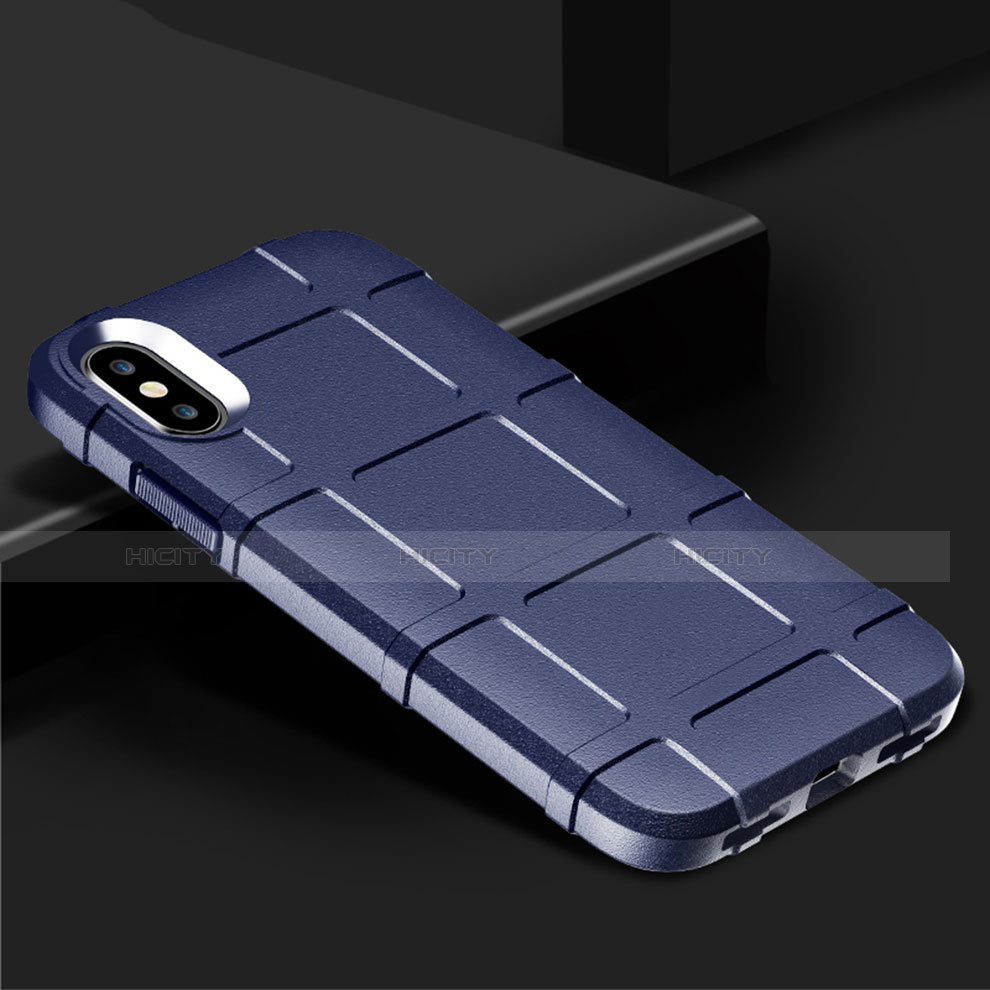 Silikon Hülle Handyhülle Ultra Dünn Schutzhülle 360 Grad Tasche für Apple iPhone Xs