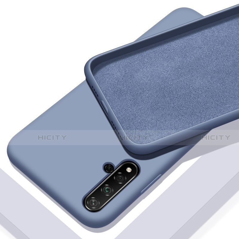 Silikon Hülle Handyhülle Ultra Dünn Schutzhülle 360 Grad Tasche für Huawei Honor 20S Hellblau Plus