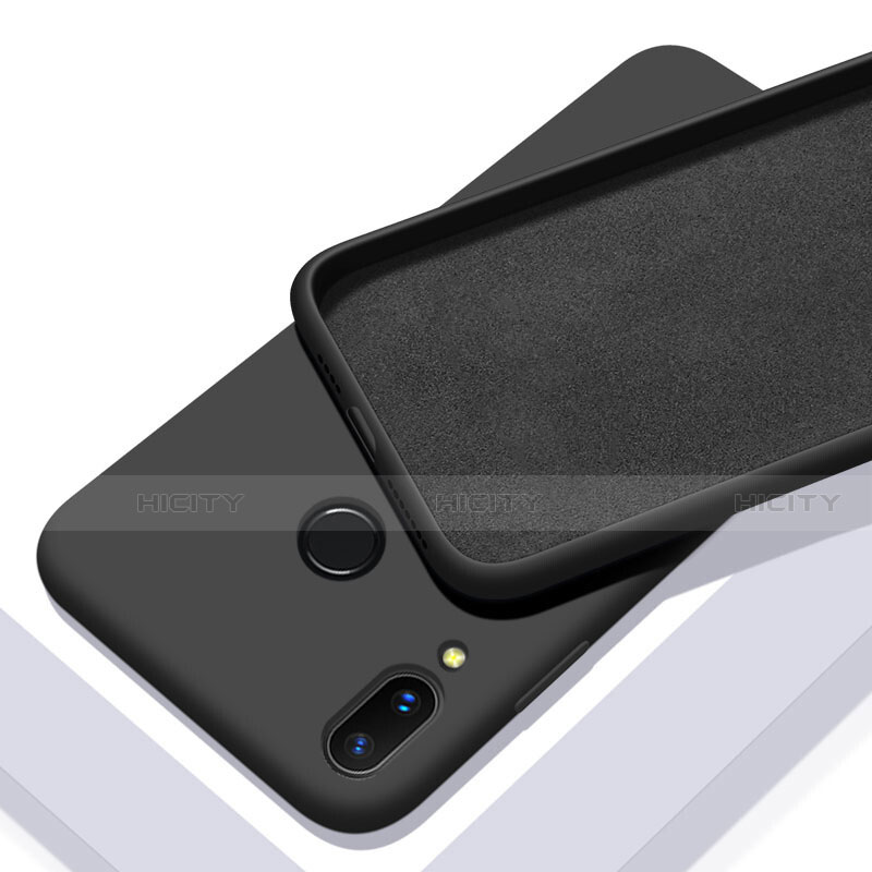 Silikon Hülle Handyhülle Ultra Dünn Schutzhülle 360 Grad Tasche für Huawei Nova 3i Schwarz Plus