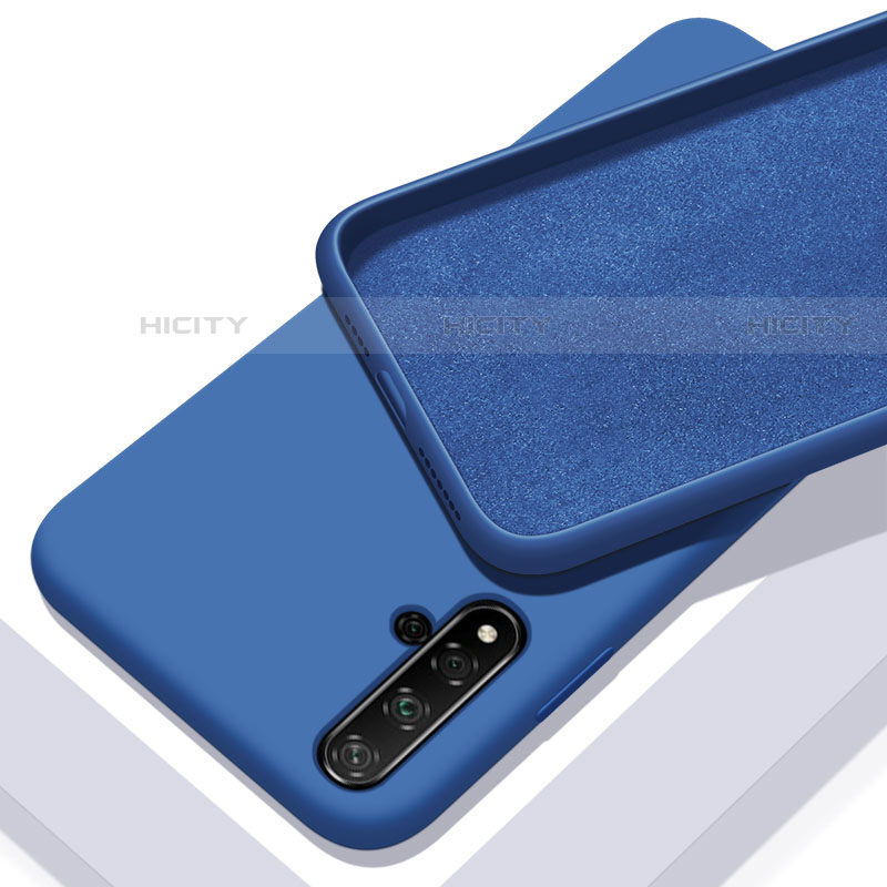 Silikon Hülle Handyhülle Ultra Dünn Schutzhülle 360 Grad Tasche für Huawei Nova 5T Blau Plus
