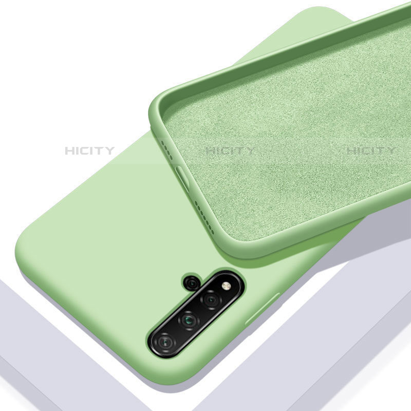 Silikon Hülle Handyhülle Ultra Dünn Schutzhülle 360 Grad Tasche für Huawei Nova 5T Grün Plus