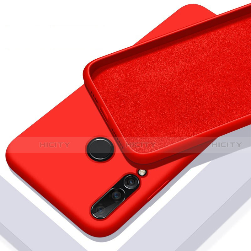 Silikon Hülle Handyhülle Ultra Dünn Schutzhülle 360 Grad Tasche für Huawei P20 Lite (2019) Rot Plus