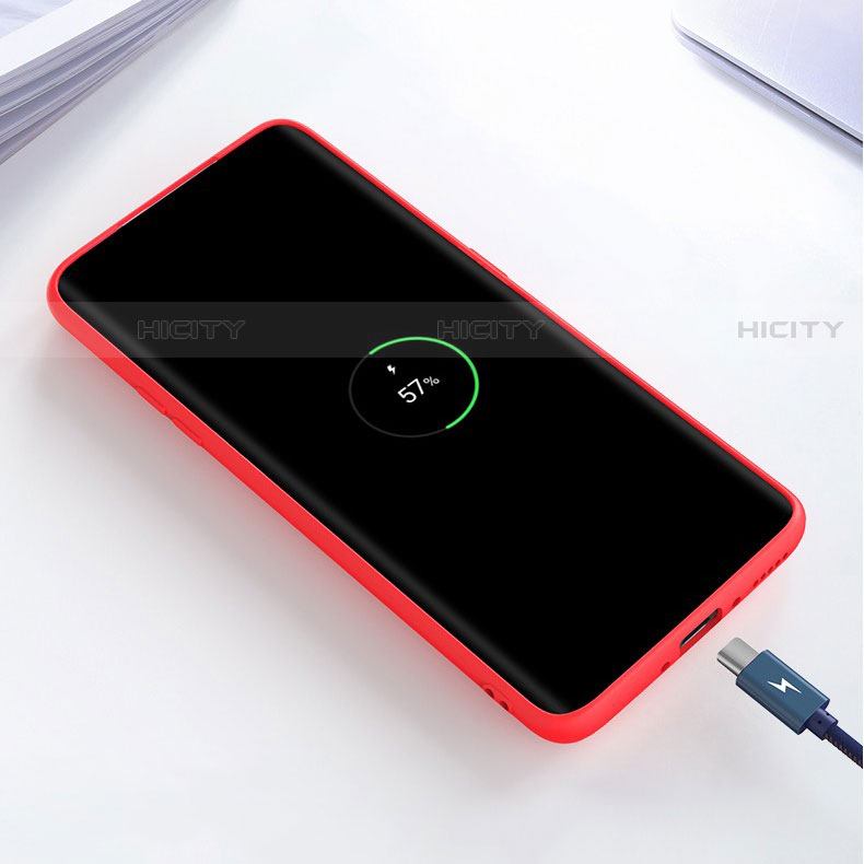 Silikon Hülle Handyhülle Ultra Dünn Schutzhülle 360 Grad Tasche für OnePlus 7 Pro