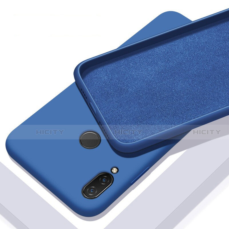 Silikon Hülle Handyhülle Ultra Dünn Schutzhülle 360 Grad Tasche für Xiaomi Redmi 7 Blau Plus