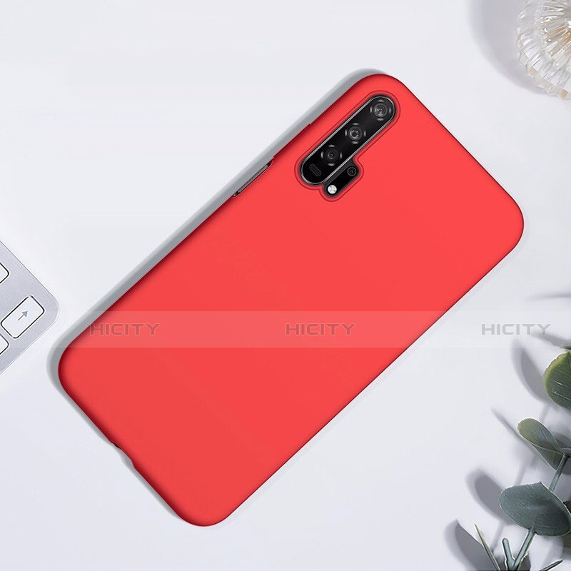 Silikon Hülle Handyhülle Ultra Dünn Schutzhülle 360 Grad Tasche S01 für Huawei Honor 20 Pro Rot