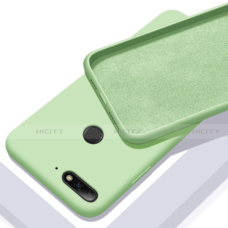 Silikon Hülle Handyhülle Ultra Dünn Schutzhülle 360 Grad Tasche S01 für Huawei Honor 7A Grün Plus