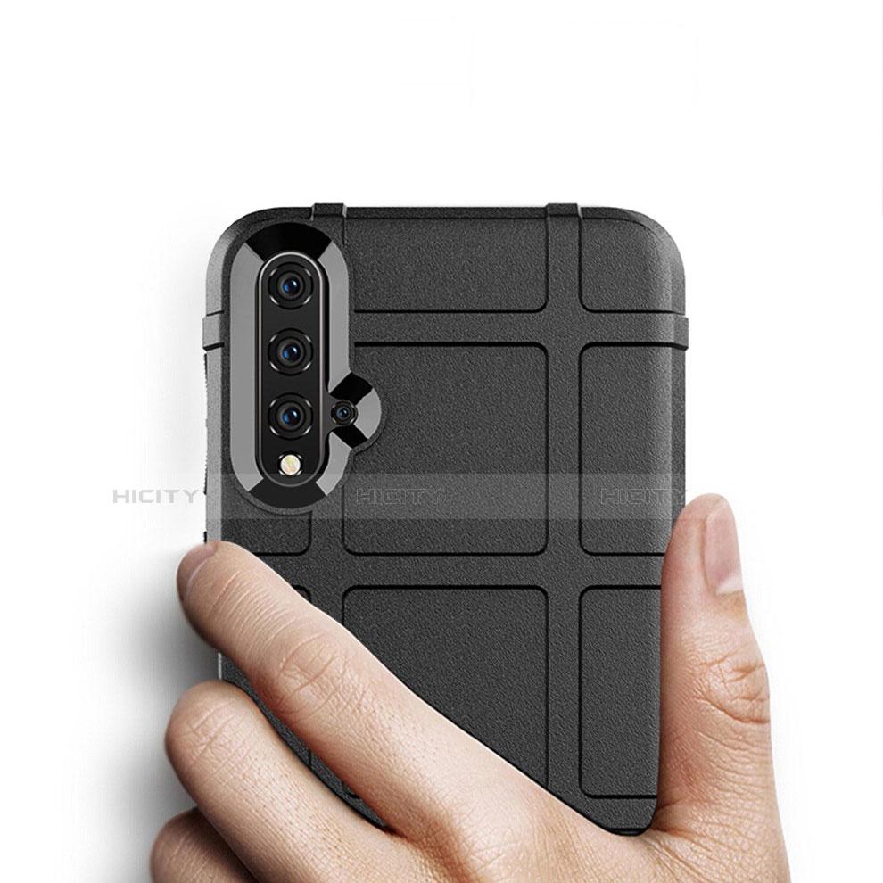Silikon Hülle Handyhülle Ultra Dünn Schutzhülle 360 Grad Tasche S01 für Huawei Nova 5 groß