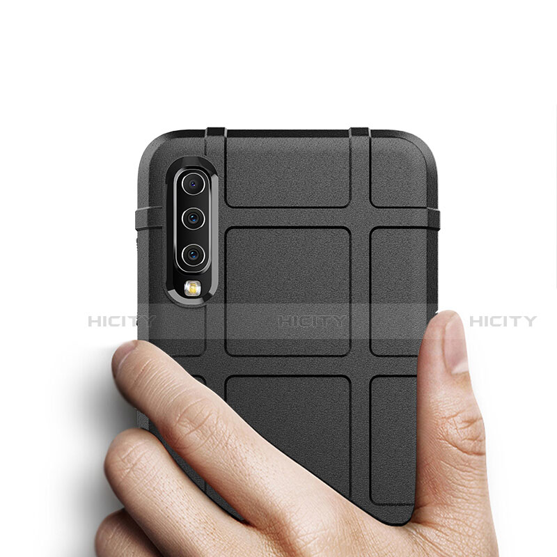 Silikon Hülle Handyhülle Ultra Dünn Schutzhülle 360 Grad Tasche S01 für Samsung Galaxy A70 groß