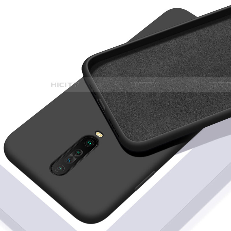 Silikon Hülle Handyhülle Ultra Dünn Schutzhülle 360 Grad Tasche S01 für Xiaomi Redmi K30 4G Schwarz