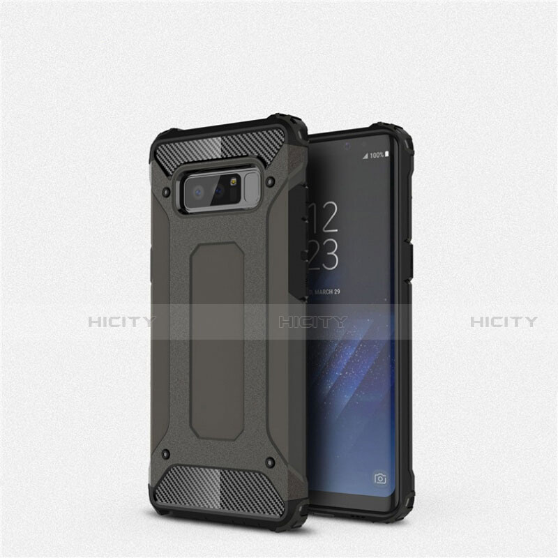 Silikon Hülle Handyhülle Ultra Dünn Schutzhülle 360 Grad Tasche S02 für Samsung Galaxy Note 8 Duos N950F groß
