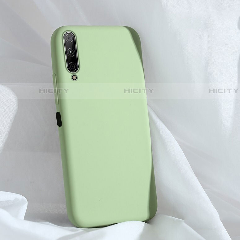 Silikon Hülle Handyhülle Ultra Dünn Schutzhülle 360 Grad Tasche S04 für Huawei Y9s Grün Plus