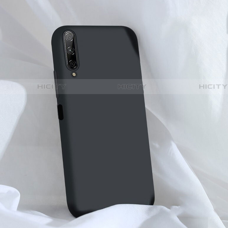 Silikon Hülle Handyhülle Ultra Dünn Schutzhülle 360 Grad Tasche S04 für Huawei Y9s Schwarz Plus