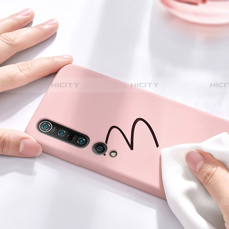 Silikon Hülle Handyhülle Ultra Dünn Schutzhülle 360 Grad Tasche S04 für Xiaomi Mi 10 Pro groß