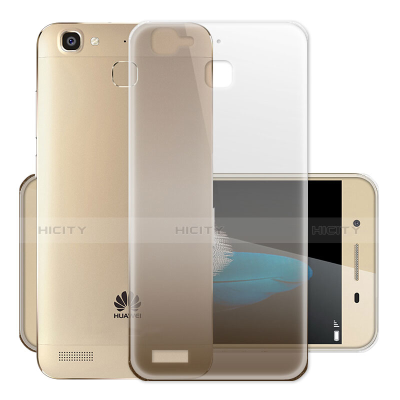 Silikon Hülle Handyhülle Ultra Dünn Schutzhülle Durchsichtig Farbverlauf für Huawei Enjoy 5S Grau