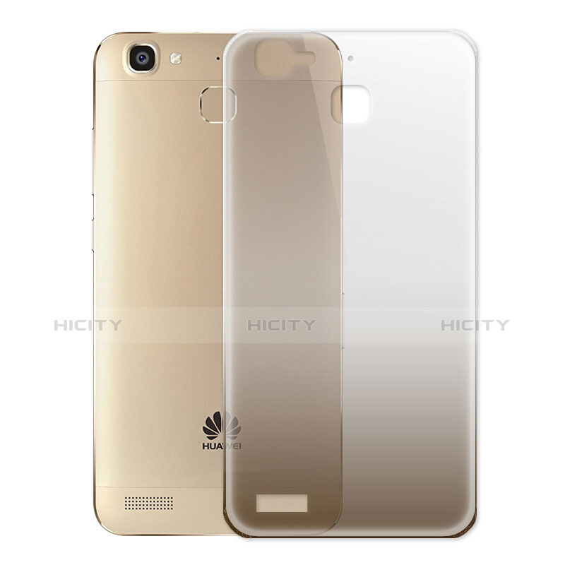 Silikon Hülle Handyhülle Ultra Dünn Schutzhülle Durchsichtig Farbverlauf für Huawei Enjoy 5S Grau