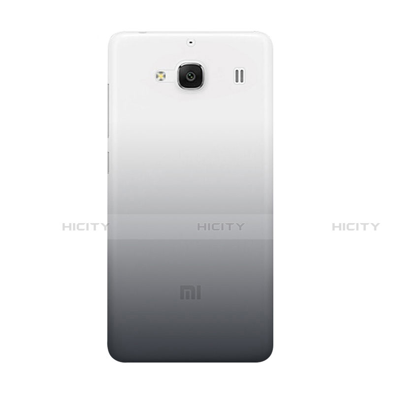Silikon Hülle Handyhülle Ultra Dünn Schutzhülle Durchsichtig Farbverlauf für Xiaomi Redmi 2 Grau