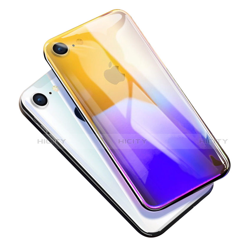 Silikon Hülle Handyhülle Ultra Dünn Schutzhülle Durchsichtig Farbverlauf G02 für Apple iPhone SE3 (2022) Plusfarbig groß