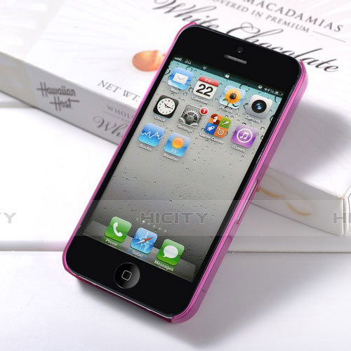 Silikon Hülle Handyhülle Ultra Dünn Schutzhülle Durchsichtig Matt für Apple iPhone 4 Rosa groß