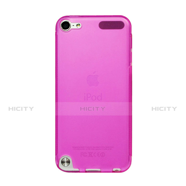 Silikon Hülle Handyhülle Ultra Dünn Schutzhülle Durchsichtig Transparent für Apple iPod Touch 5 Pink