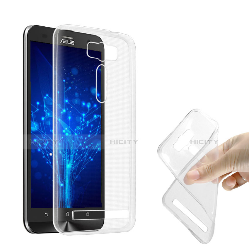 Silikon Hülle Handyhülle Ultra Dünn Schutzhülle Durchsichtig Transparent für Asus Zenfone 2 Laser ZE500KL ZE550KL Klar groß