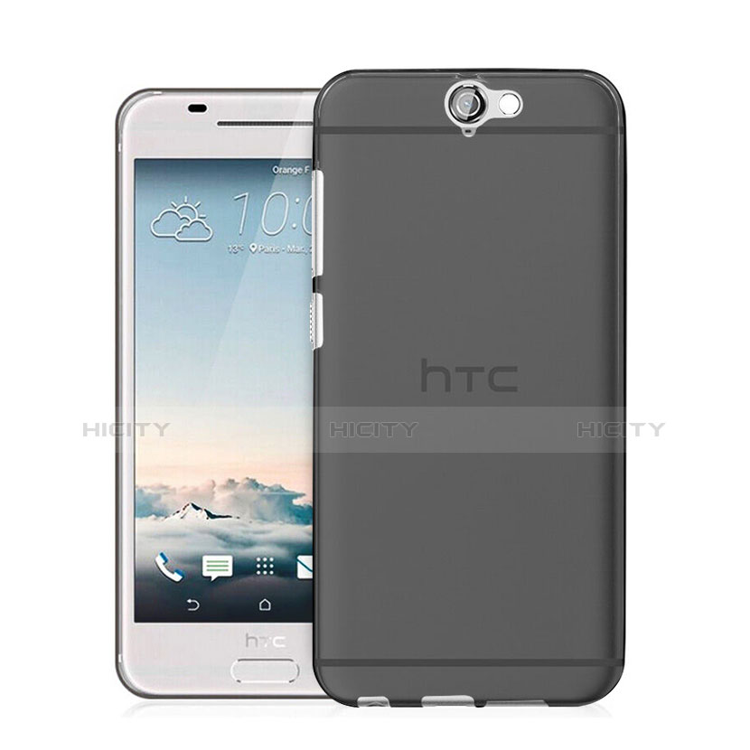 Silikon Hülle Handyhülle Ultra Dünn Schutzhülle Durchsichtig Transparent für HTC One A9 Grau Plus