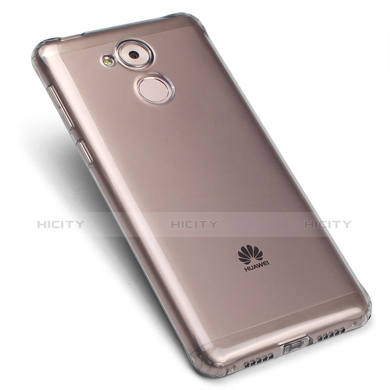 Silikon Hülle Handyhülle Ultra Dünn Schutzhülle Durchsichtig Transparent für Huawei Enjoy 6S Grau Plus