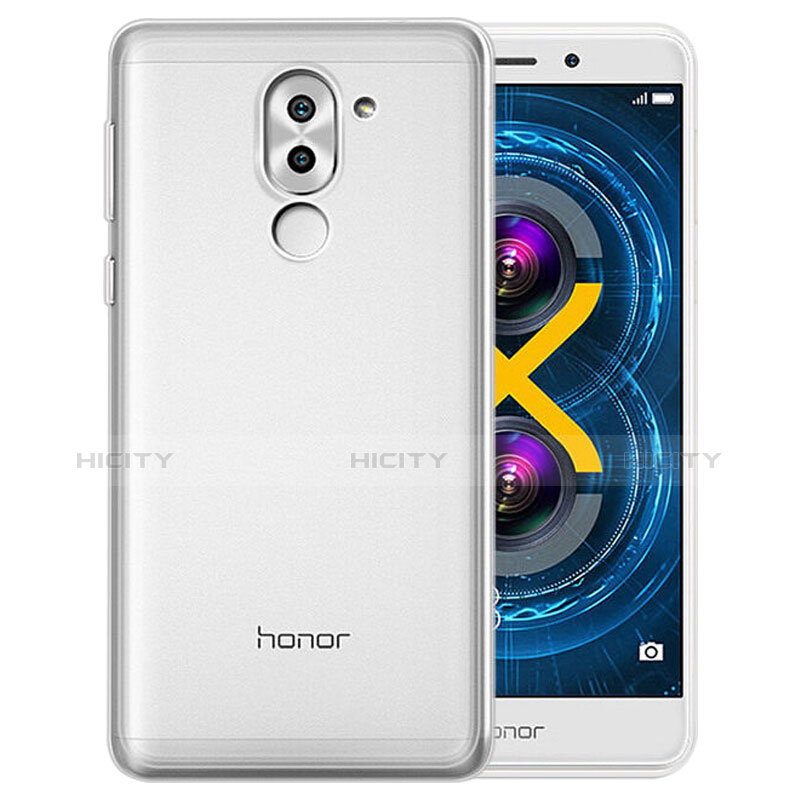 Silikon Hülle Handyhülle Ultra Dünn Schutzhülle Durchsichtig Transparent für Huawei Honor 6X Pro Klar groß
