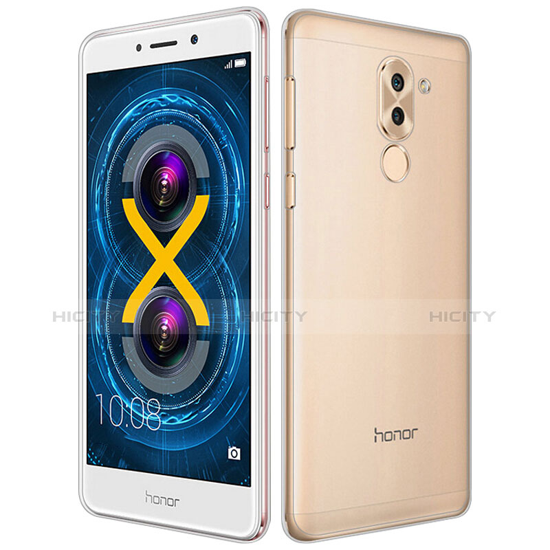 Silikon Hülle Handyhülle Ultra Dünn Schutzhülle Durchsichtig Transparent für Huawei Honor 6X Pro Klar groß