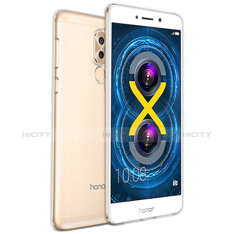 Silikon Hülle Handyhülle Ultra Dünn Schutzhülle Durchsichtig Transparent für Huawei Honor 6X Pro Klar groß