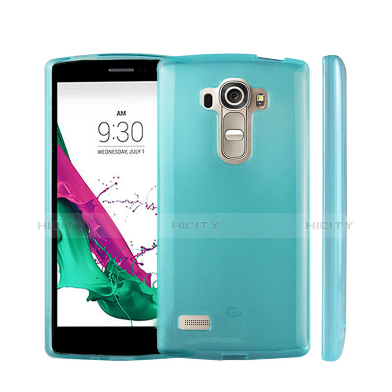 Silikon Hülle Handyhülle Ultra Dünn Schutzhülle Durchsichtig Transparent für LG G4 Beat Hellblau