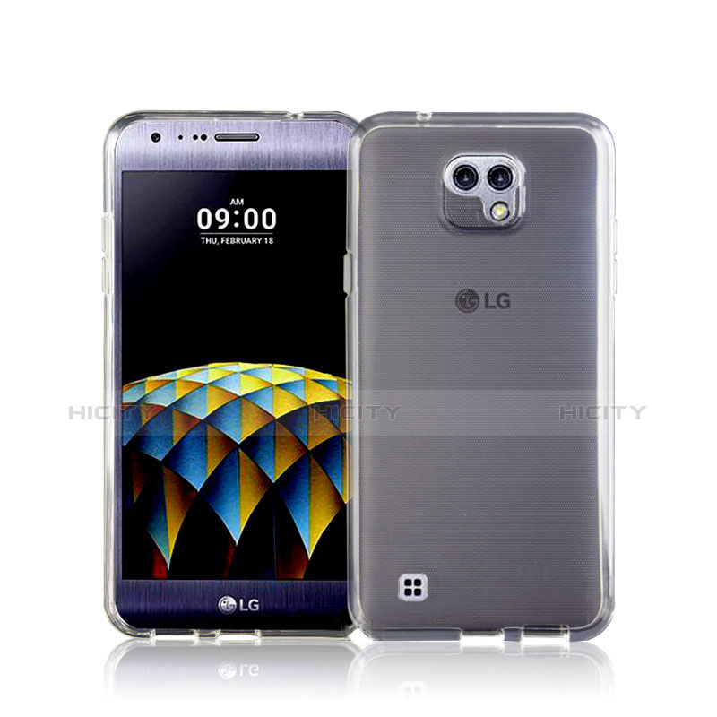Silikon Hülle Handyhülle Ultra Dünn Schutzhülle Durchsichtig Transparent für LG X Cam Weiß Plus