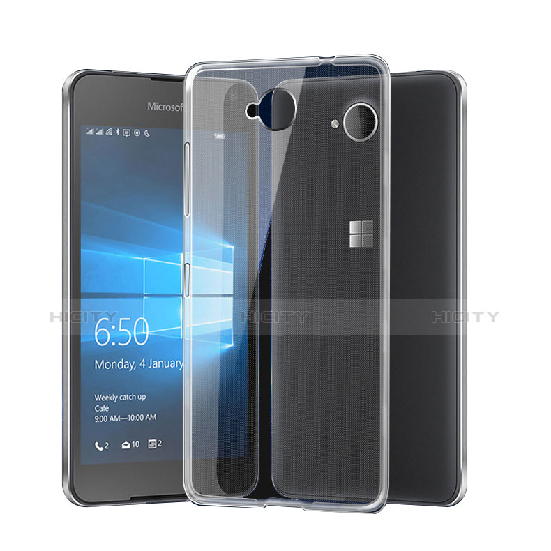 Silikon Hülle Handyhülle Ultra Dünn Schutzhülle Durchsichtig Transparent für Microsoft Lumia 650 Klar Plus