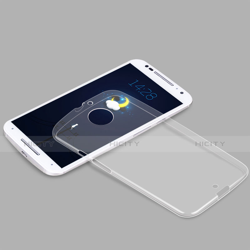 Silikon Hülle Handyhülle Ultra Dünn Schutzhülle Durchsichtig Transparent für Motorola Moto X (2nd Gen) Klar