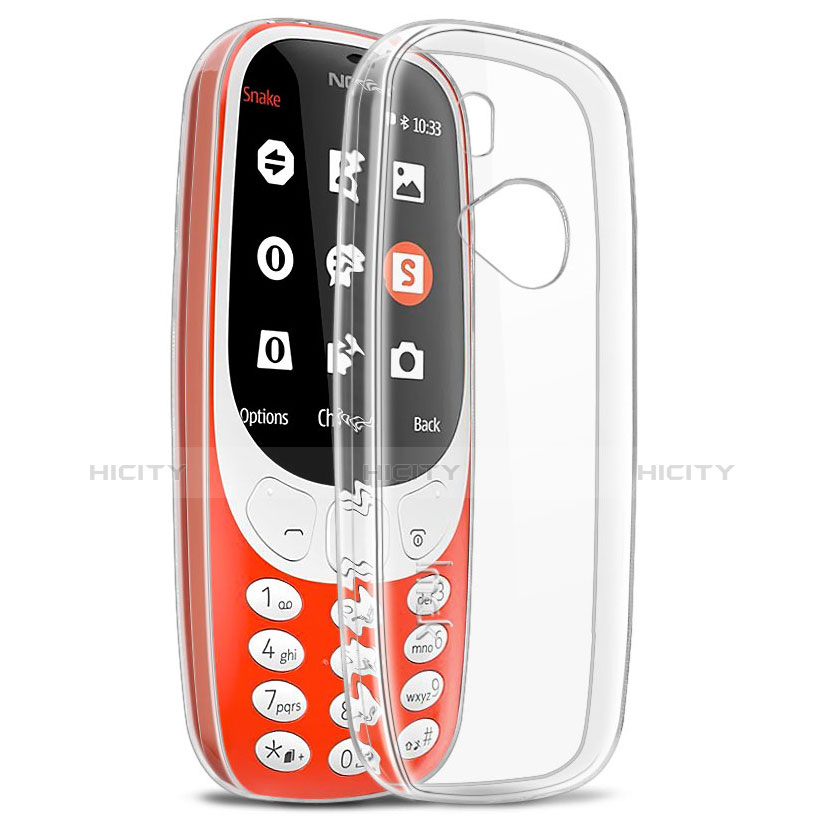 Silikon Hülle Handyhülle Ultra Dünn Schutzhülle Durchsichtig Transparent für Nokia 3310 (2017) Klar