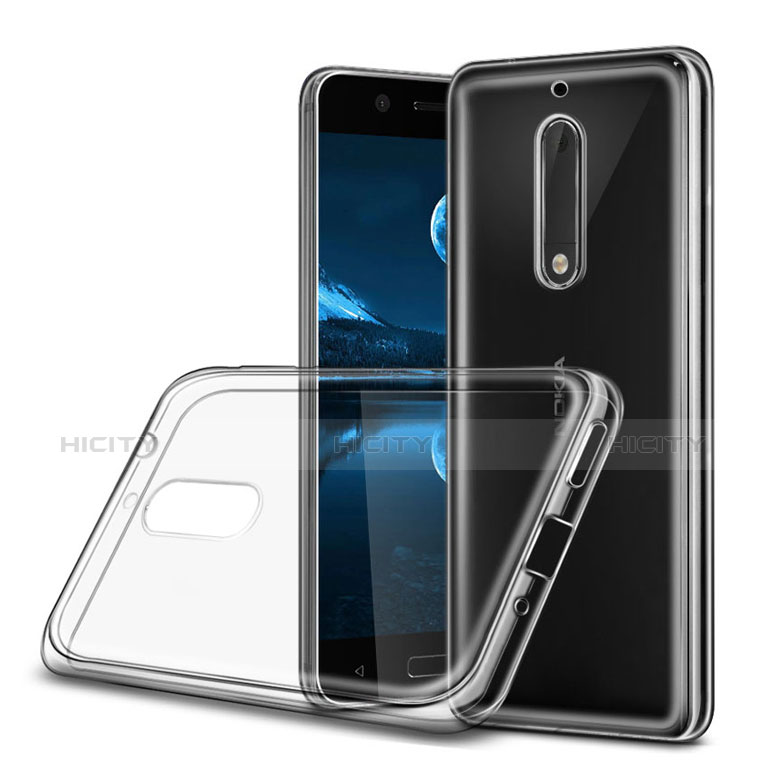 Silikon Hülle Handyhülle Ultra Dünn Schutzhülle Durchsichtig Transparent für Nokia 5 Klar Plus