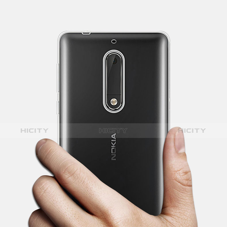 Silikon Hülle Handyhülle Ultra Dünn Schutzhülle Durchsichtig Transparent für Nokia 5 Klar groß