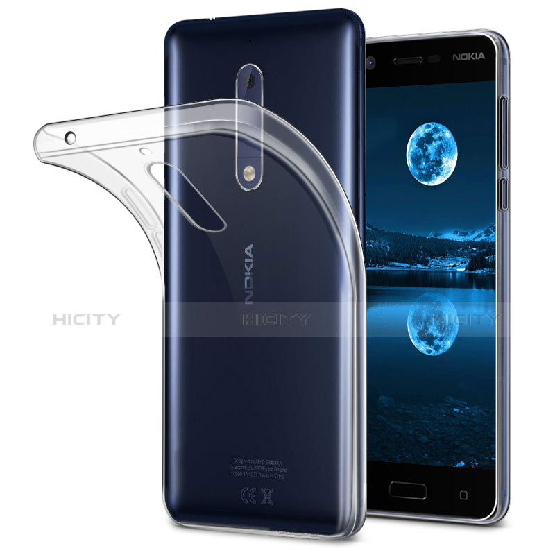 Silikon Hülle Handyhülle Ultra Dünn Schutzhülle Durchsichtig Transparent für Nokia 5 Klar