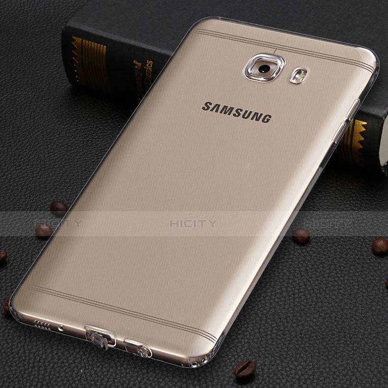 Silikon Hülle Handyhülle Ultra Dünn Schutzhülle Durchsichtig Transparent für Samsung Galaxy C9 Pro C9000 Klar groß